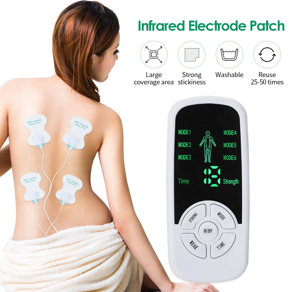 EMS Pulse Electric Massager Adjustable Mode Device