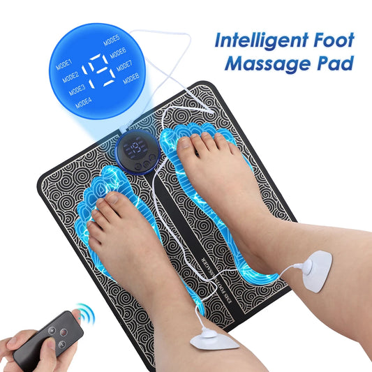 EMS Foot Massager Pad for Pain Relief & Circulation