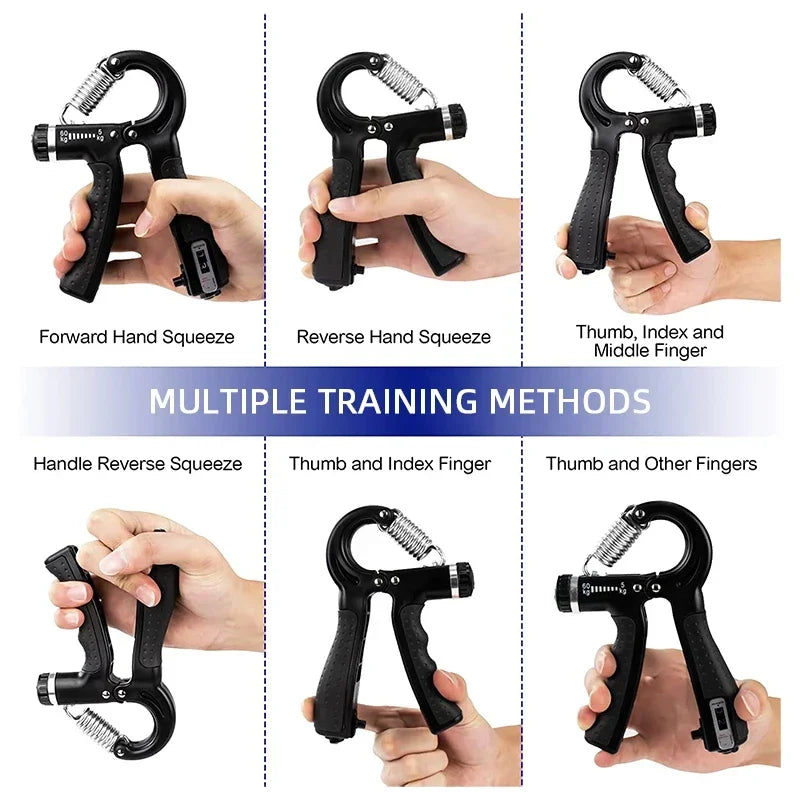 Adjustable Hand Grip Strengthener 10-100kg with Counter