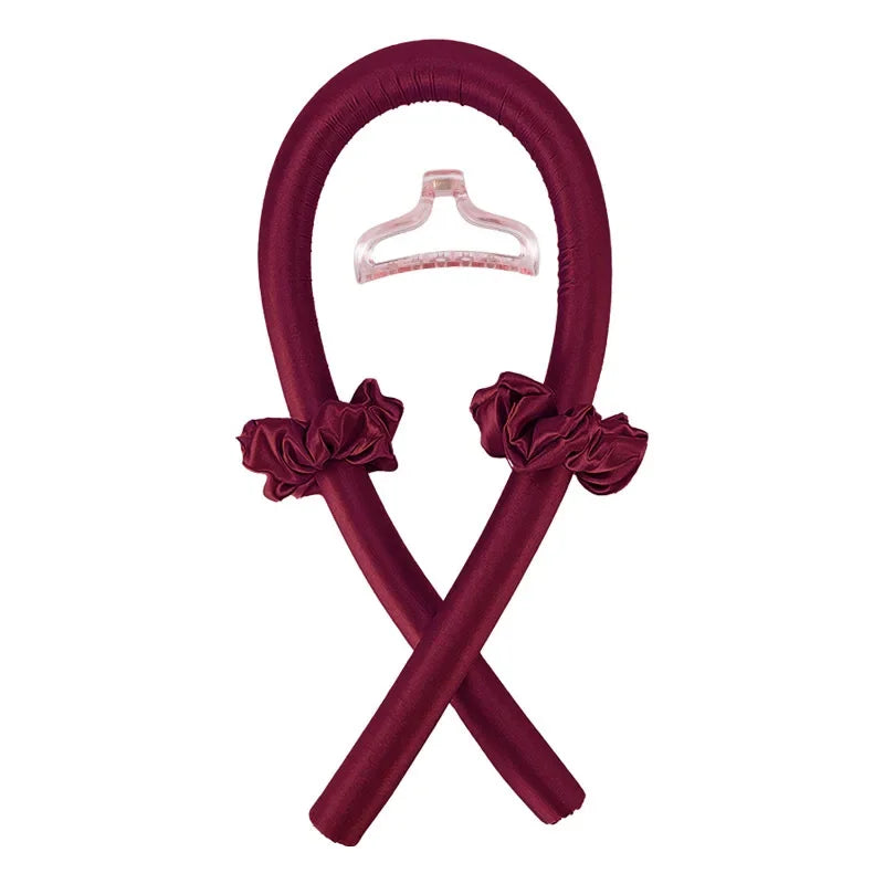 Heatless Curling Rod Headband – No-Heat Silk Curling Ribbon Tool