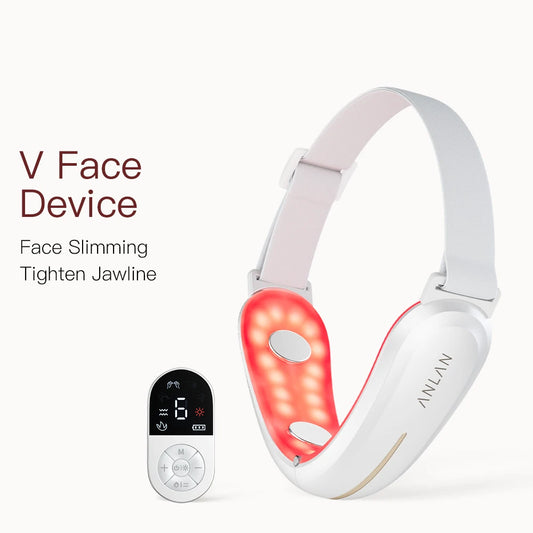 EMS Facial Beauty Device with LED Light & Heat Function