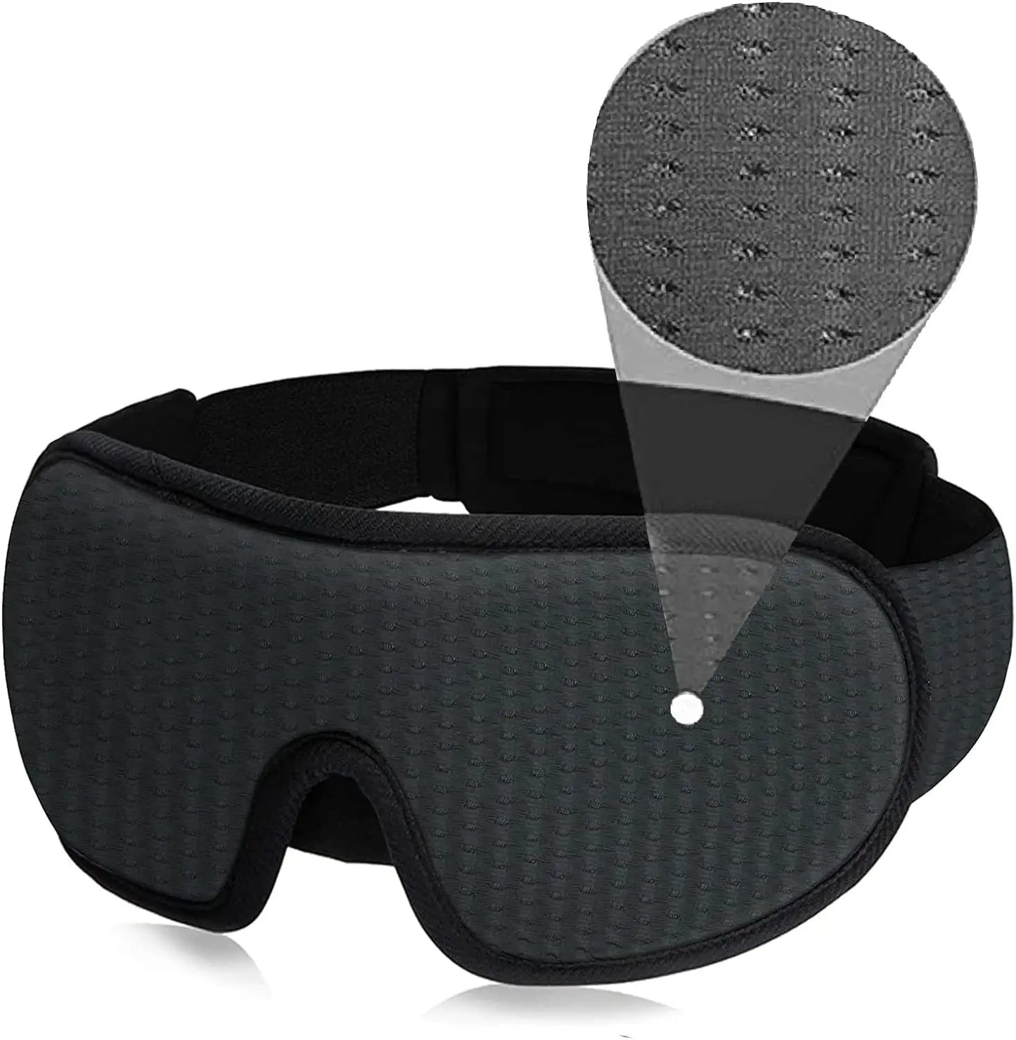 3D Sleep Eye Mask Blackout – Deep Sleep & Travel Comfort