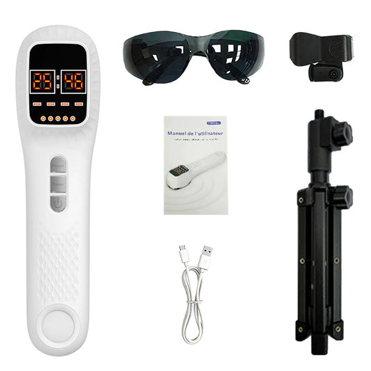 650nm 808nm Red Light Therapy Face Body Massage Device