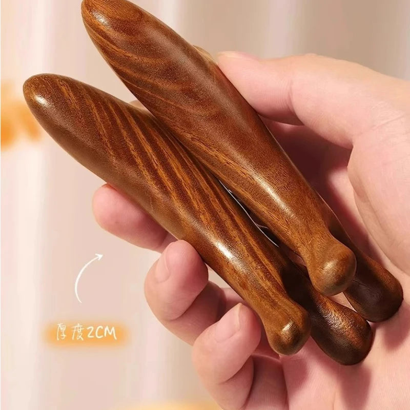 4-in-1 Wooden Head & Body Massage Comb Tool