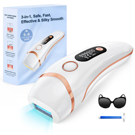IPL Hair Removal Device 17J 999900 Light Pulses