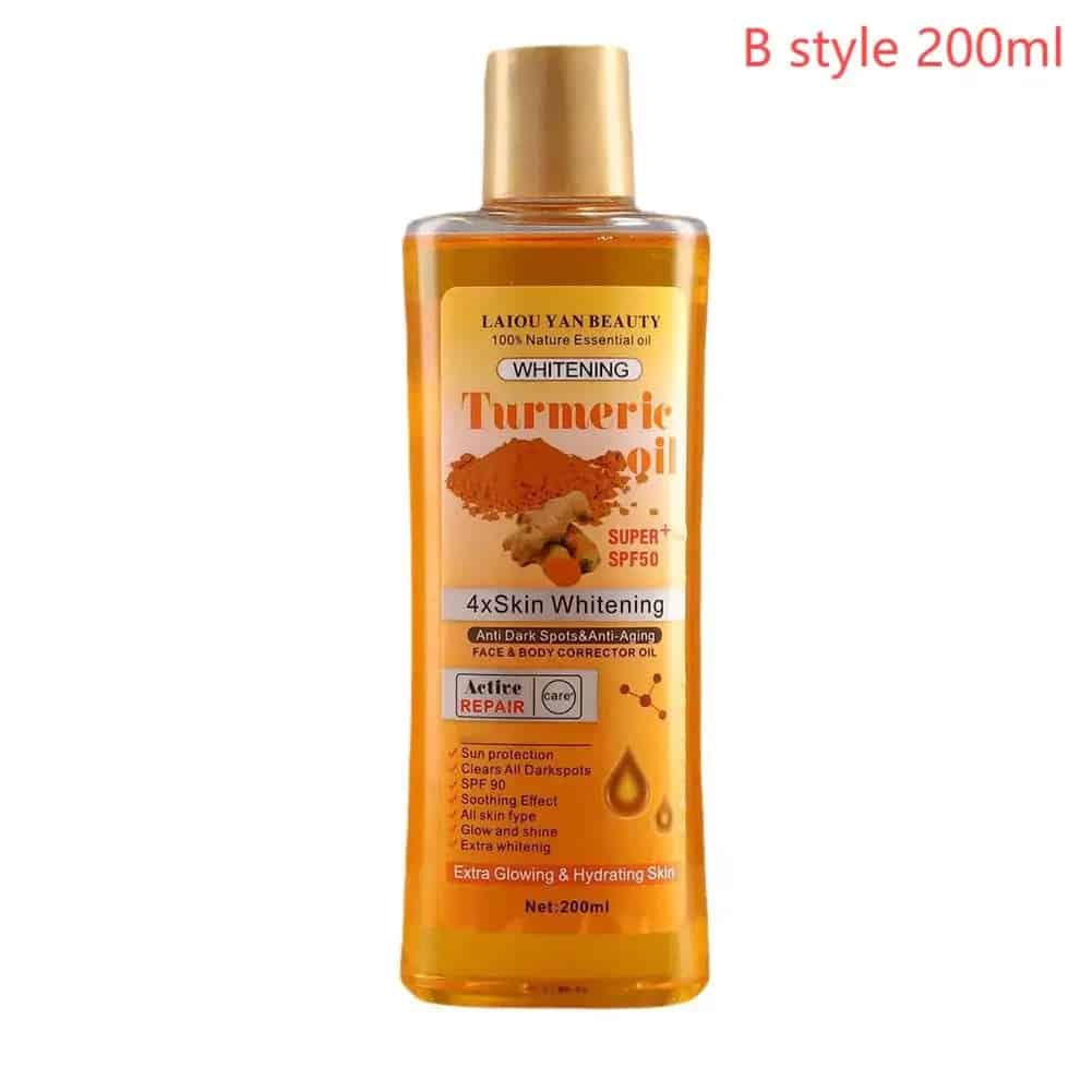 Turmeric Essential Oil Facial & Body Massage Oil 200ml