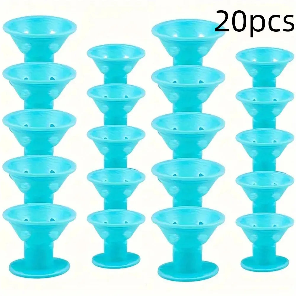 Heatless Silicone Hair Curlers Set – Easy No-Heat Styling Tools