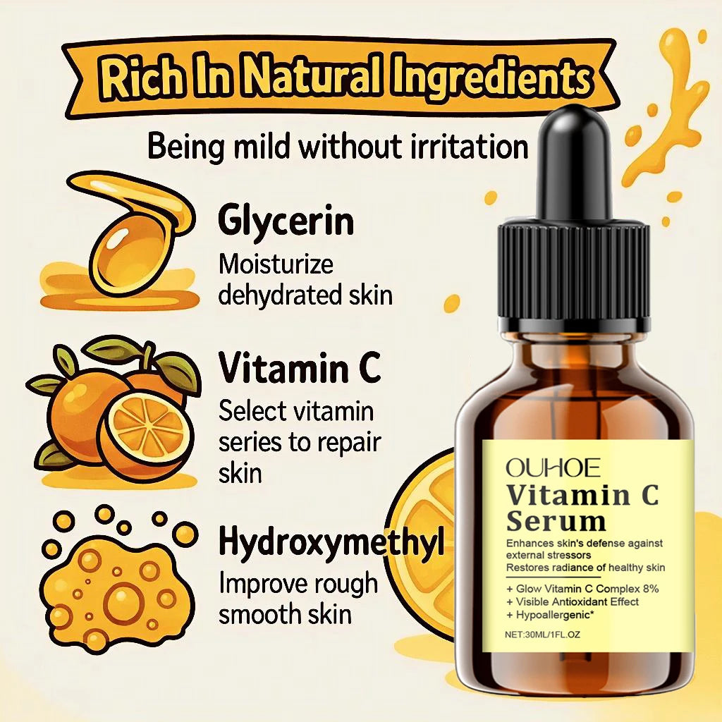 Vitamin C Facial Serum for Brightening & Anti-Aging Care