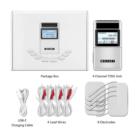 TENS Electric Pulse Massager 15 Modes 20 Levels