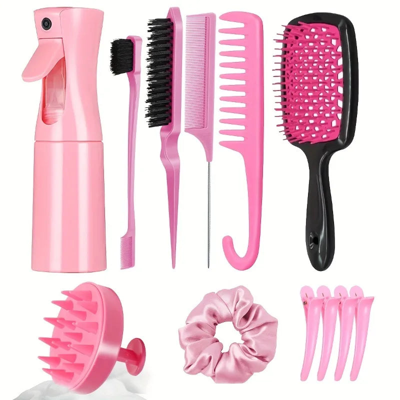12-Piece Professional Hair Styling Comb Set