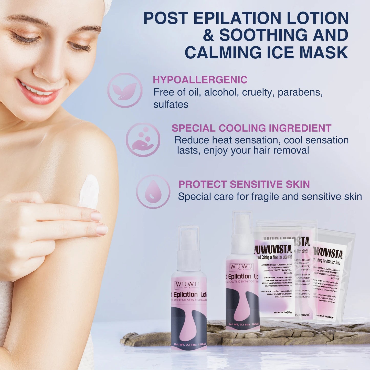 Professional Hair Removal Waxing Set