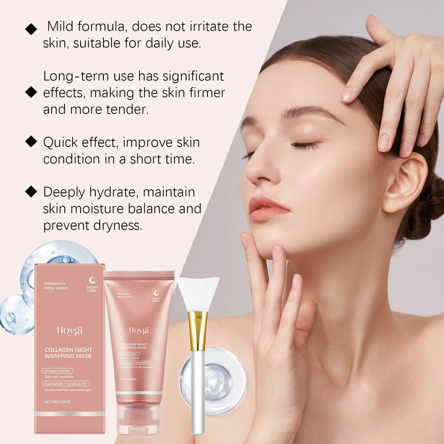 Collagen Peel Off Face Mask for Hydrating Pore Care