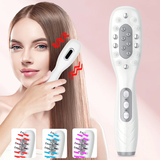 Electric Care Comb LED Modes & Oil Applicator Tool