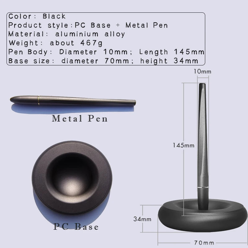 Anti-Gravity Magnetic Levitation Pen for Desk Display & Smooth Writing