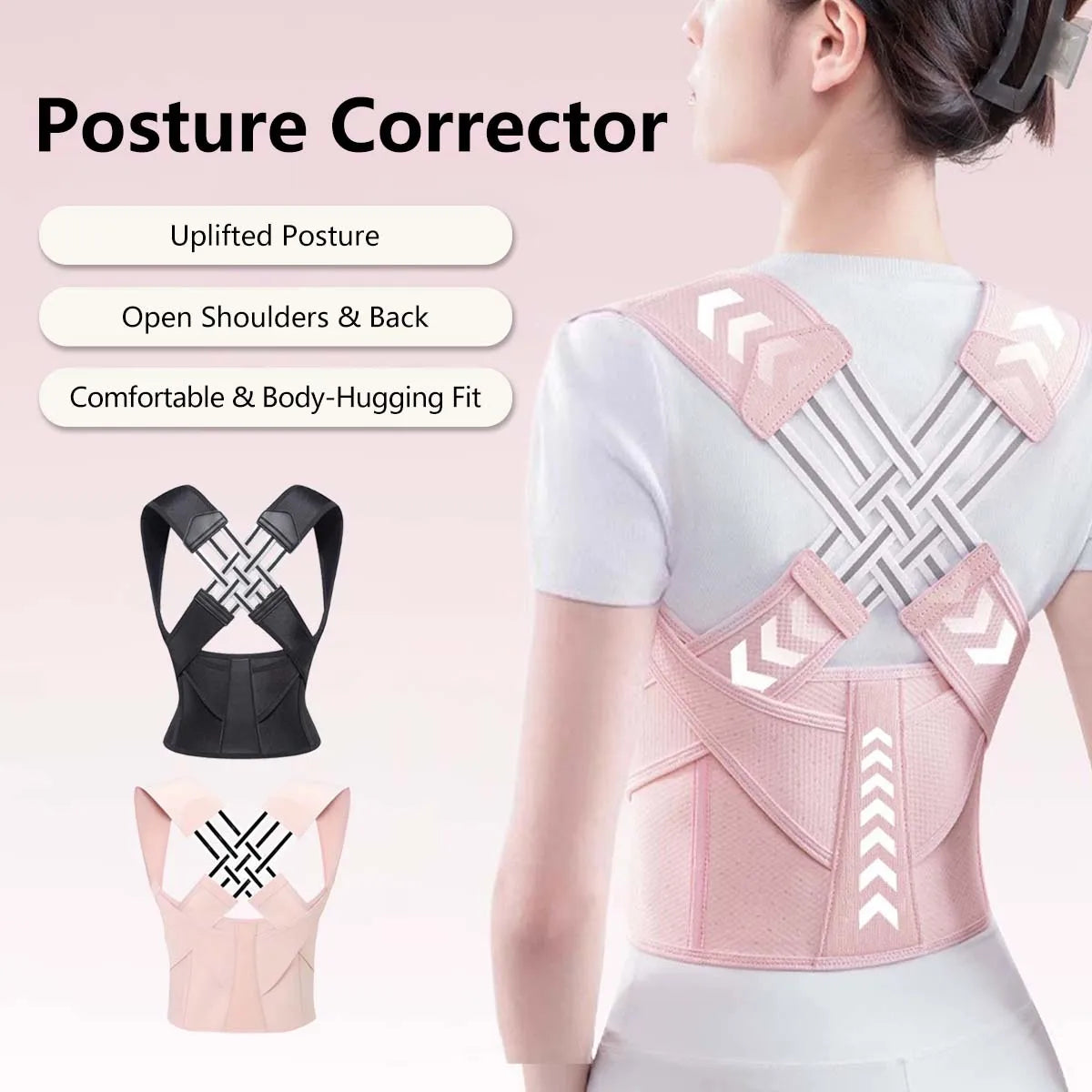 Adjustable Posture Support Belt Back Waist Support