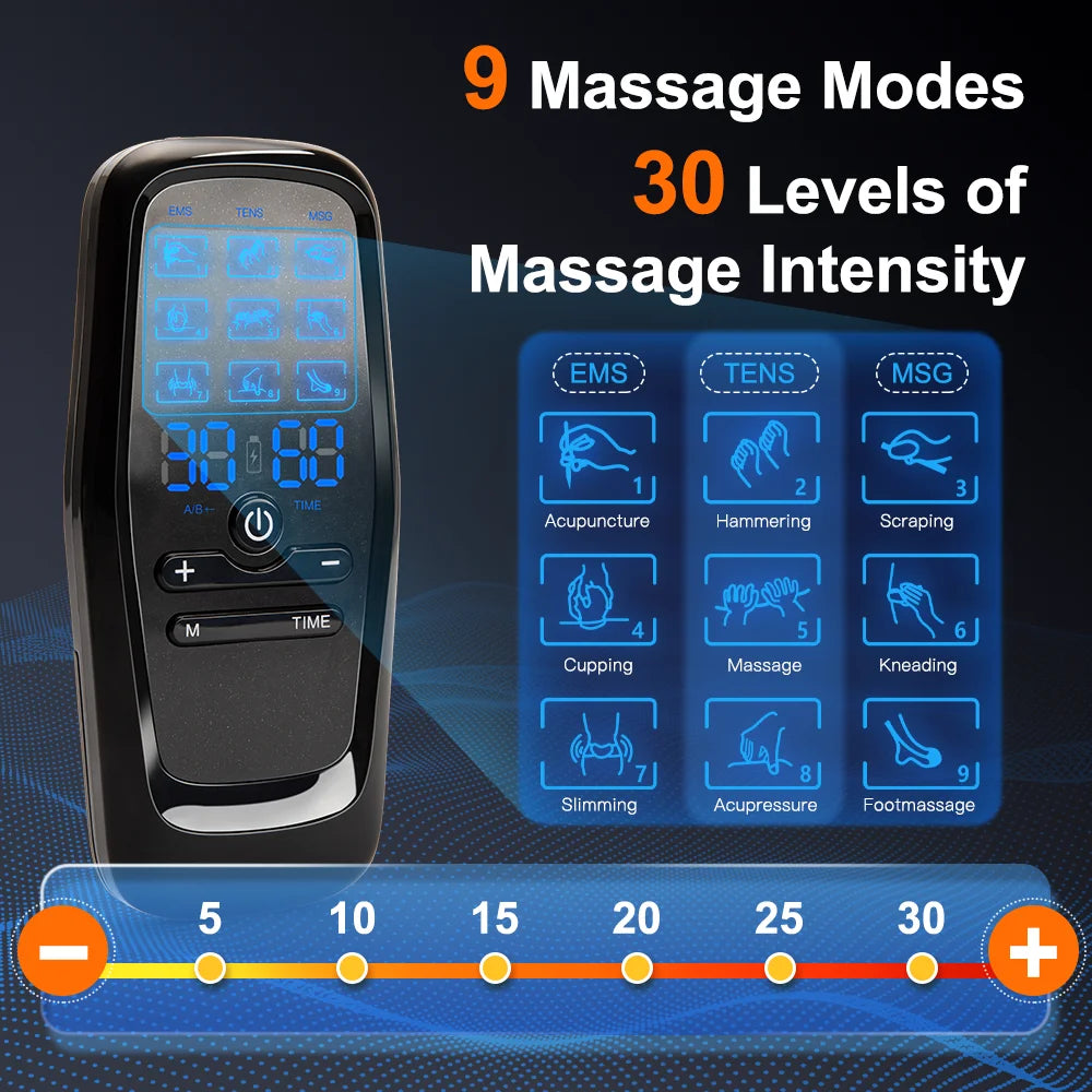 EMS Electric Pulse Massager Digital Device