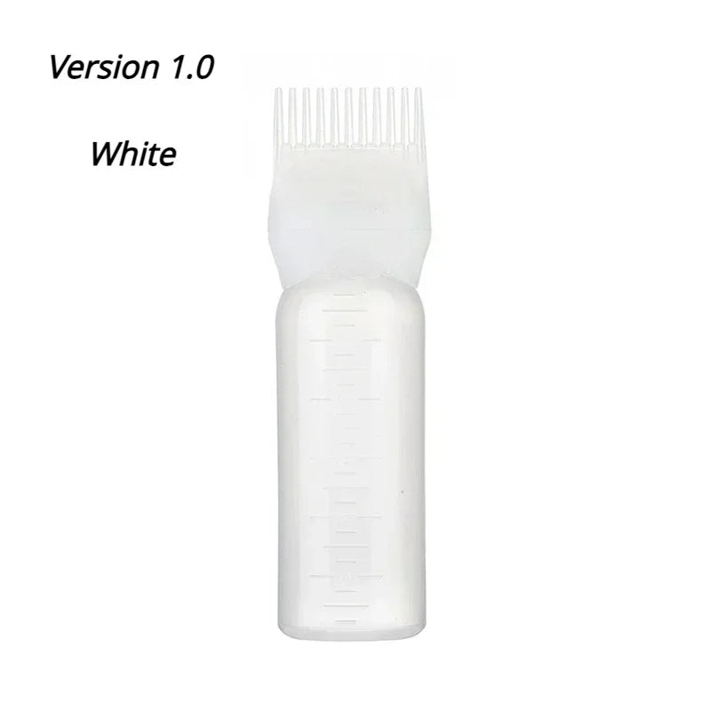 Silicone Scalp Massage Shampoo Brush & Hair Applicator Bottle