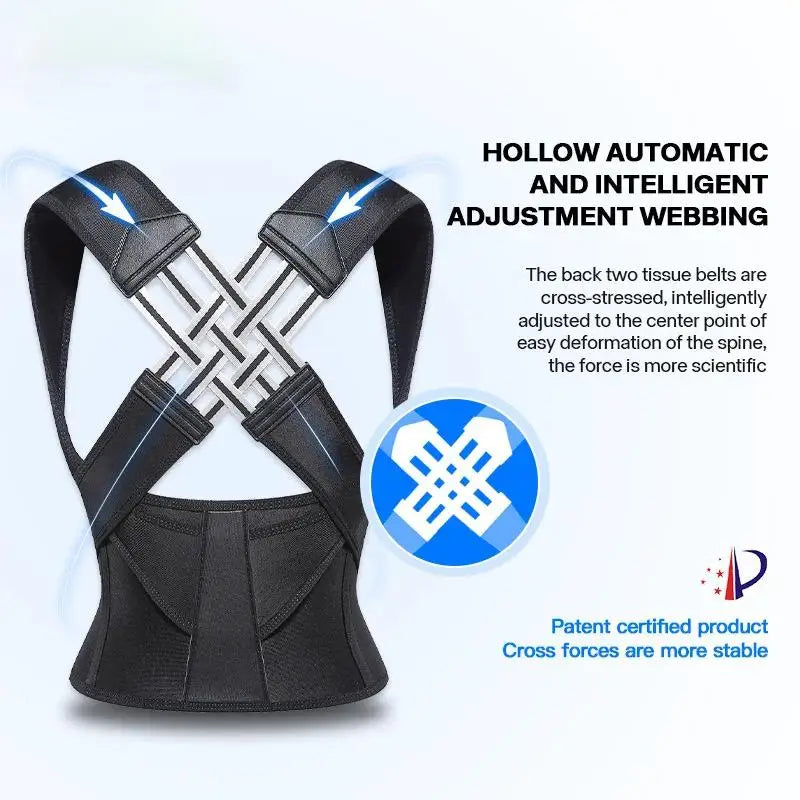 Adjustable Posture Support Belt Back Waist Support