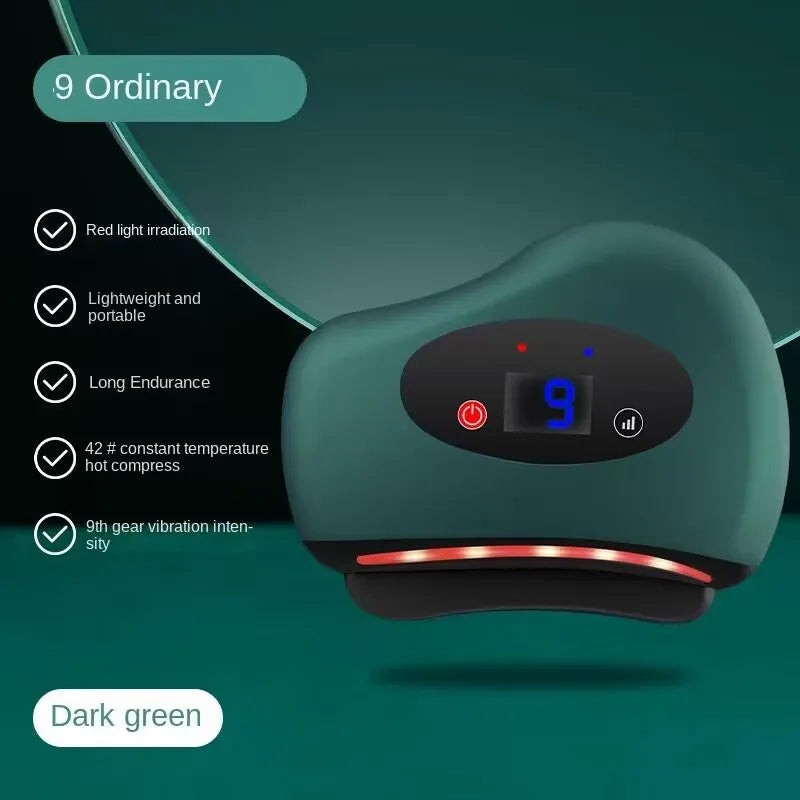 Electric Vibration Gua Sha Massager for Face & Body Care