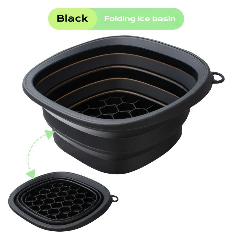 Collapsible Silicone Face Ice Bowl Beauty Tool Travel Size