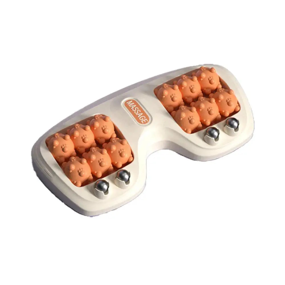 Dual-Wheel Wooden Foot Massage Roller