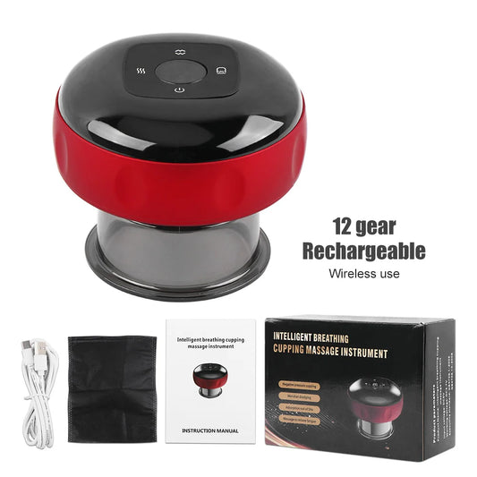 Electric Vacuum Cupping Massager 12 Levels