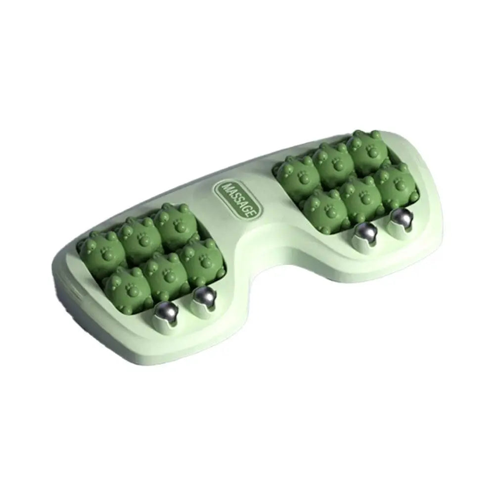 Dual-Wheel Wooden Foot Massage Roller
