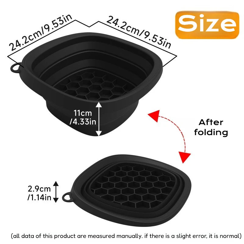 Collapsible Silicone Face Ice Bowl Beauty Tool Travel Size