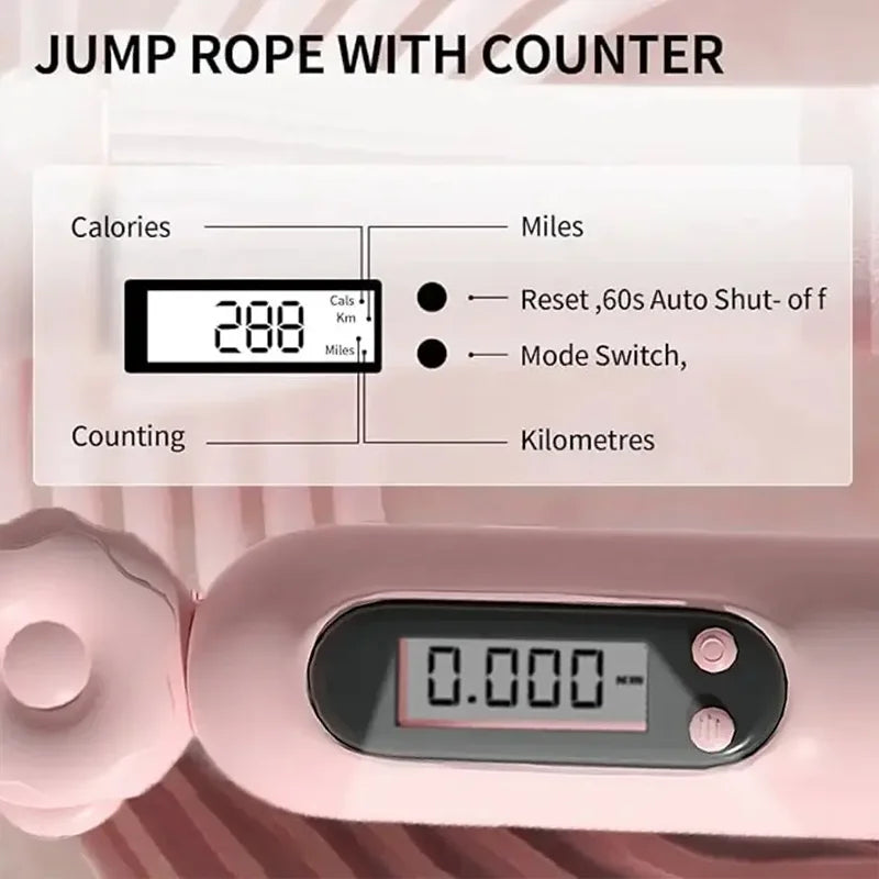 Smart Jump Rope with Counter for Fitness & Weight Training