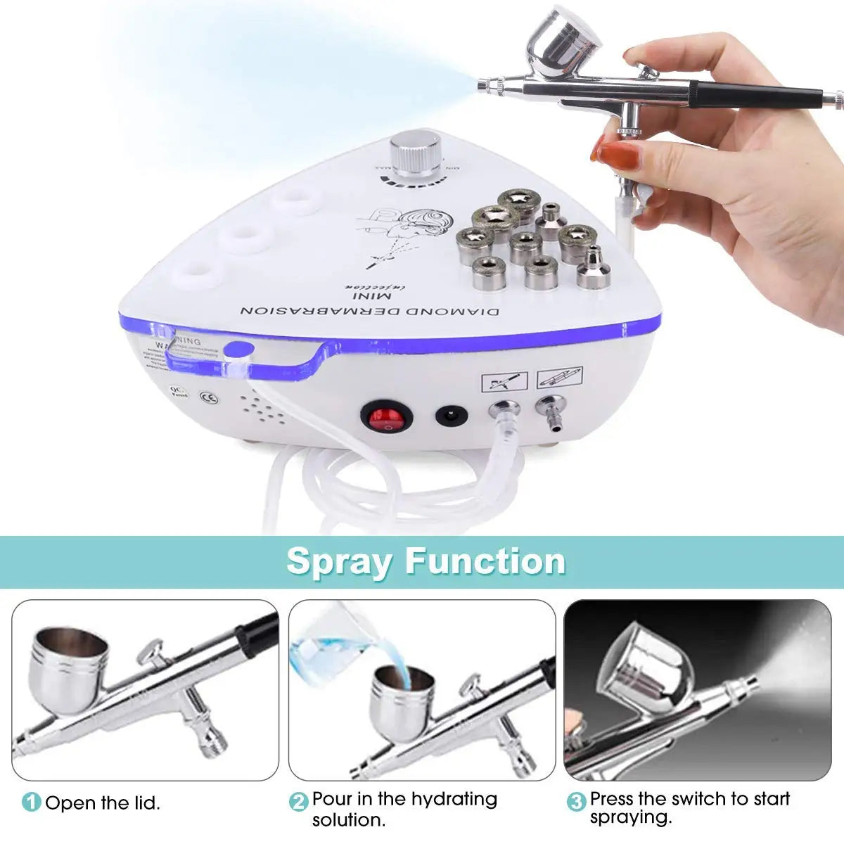 Professional Diamond Microdermabrasion Facial Device