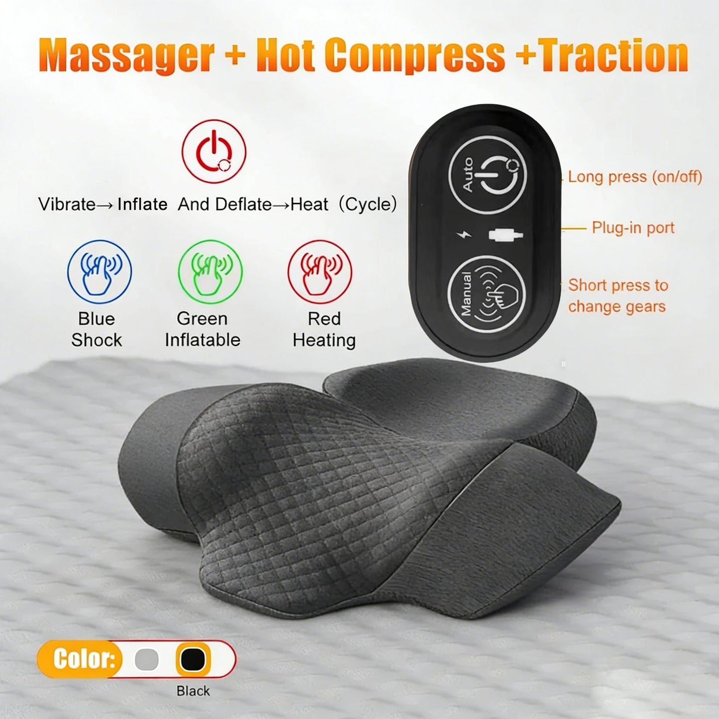 Electric Cervical Neck Support Pillow