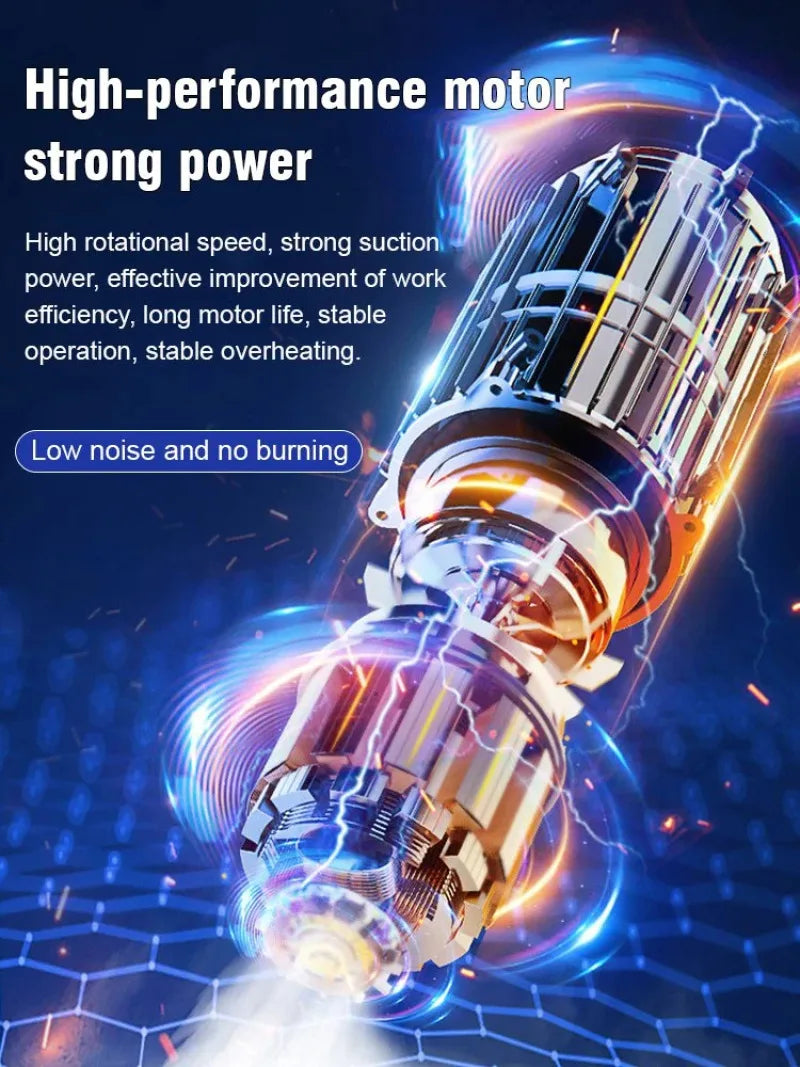 Cordless Handheld Vacuum Cleaner – USB 4-in-1 Compact Cleaner