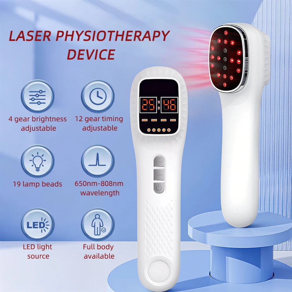 650nm 808nm Red Light Therapy Face Body Massage Device