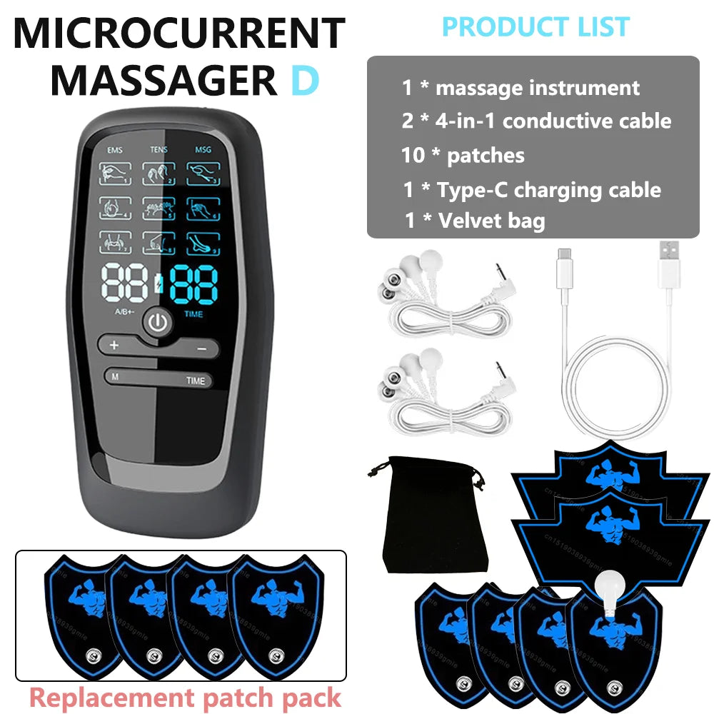 EMS Electric Pulse Massager Digital Device