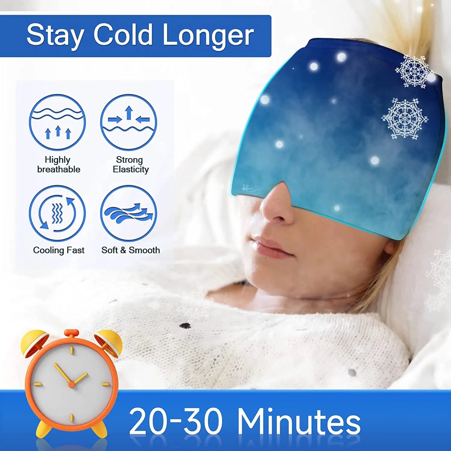 Reusable Gel Hot & Cold Comfort Cap