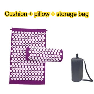 Acupressure Massage Mat & Pillow Set for Relaxation & Recovery