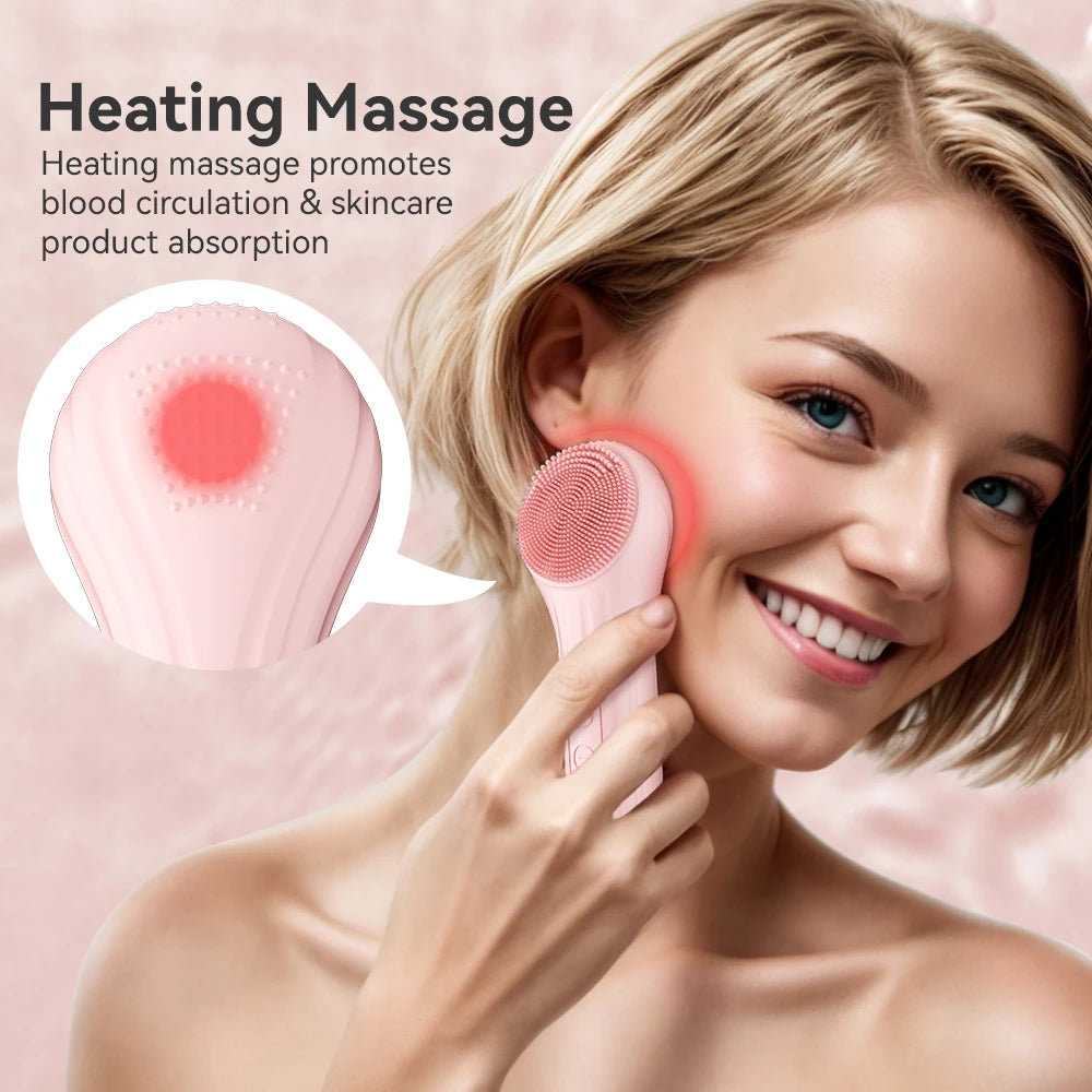 Sonic Waterproof Facial Cleansing Brush Rechargeable