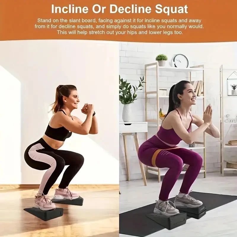 3-Piece Adjustable Yoga Wedge Stretch Blocks