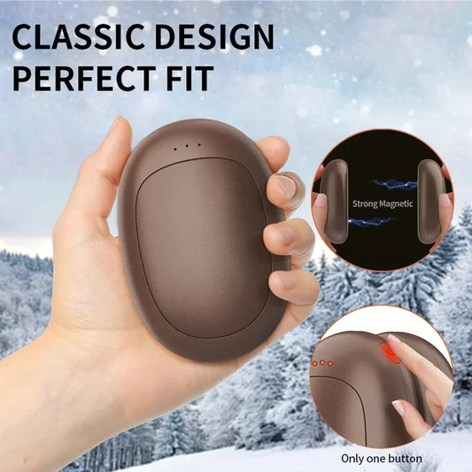 Magnetic Electric Hand Warmers 2 Pack 5000mAh USB