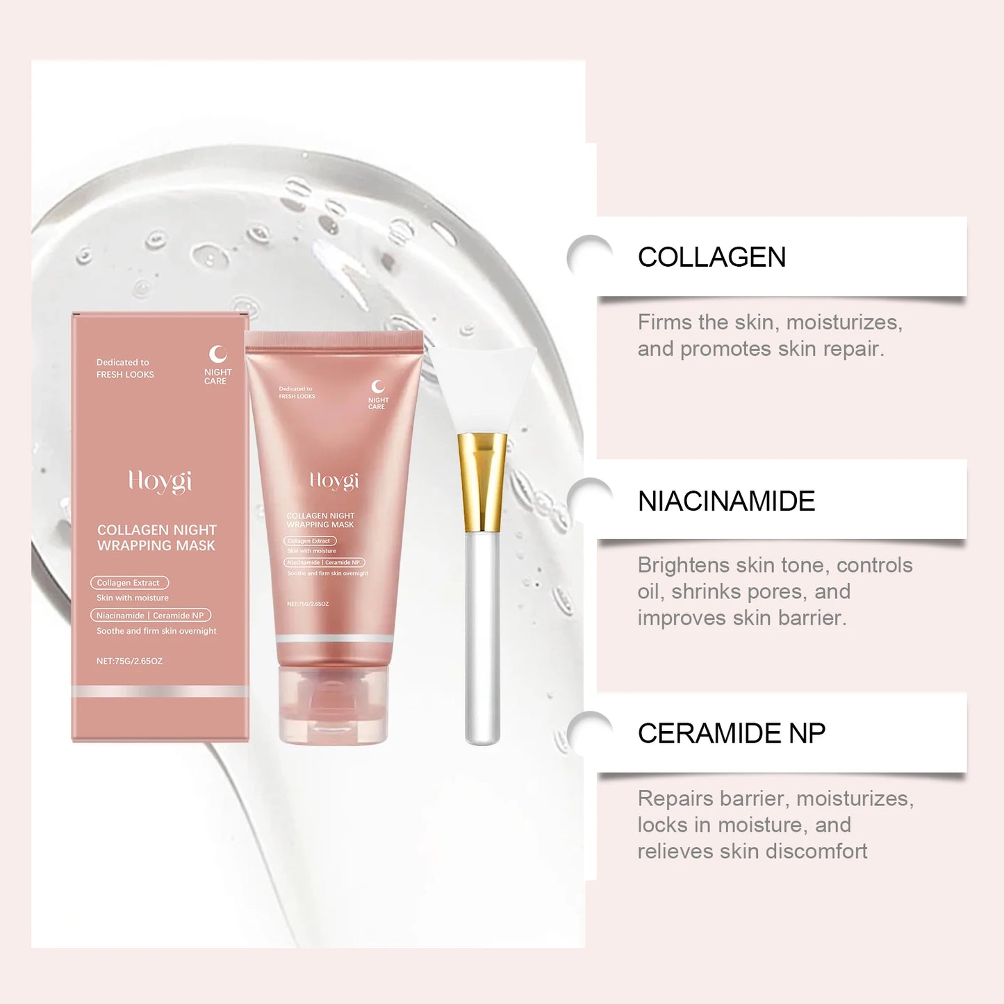 Collagen Peel Off Face Mask for Hydrating Pore Care