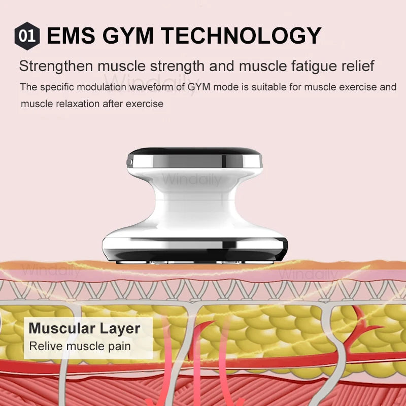 EMS & RF Body Care Device with LED Light