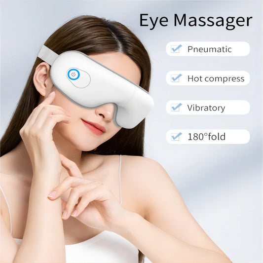 Folding Eye Massager with Heat & Bluetooth Music Eye Mask