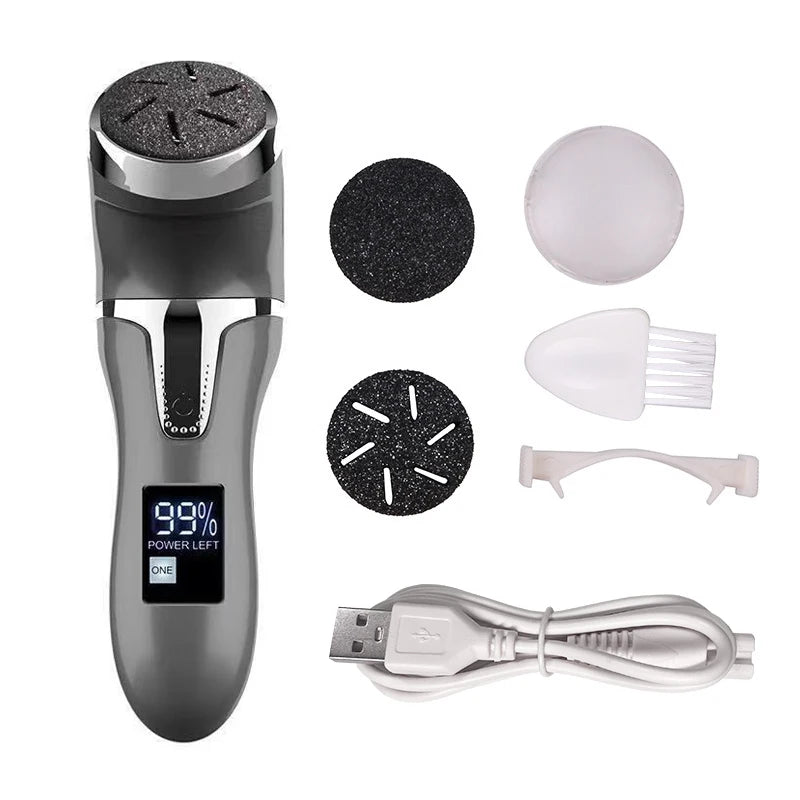 Electric Foot File Pedicure Tool for Smooth Heels & Feet Care