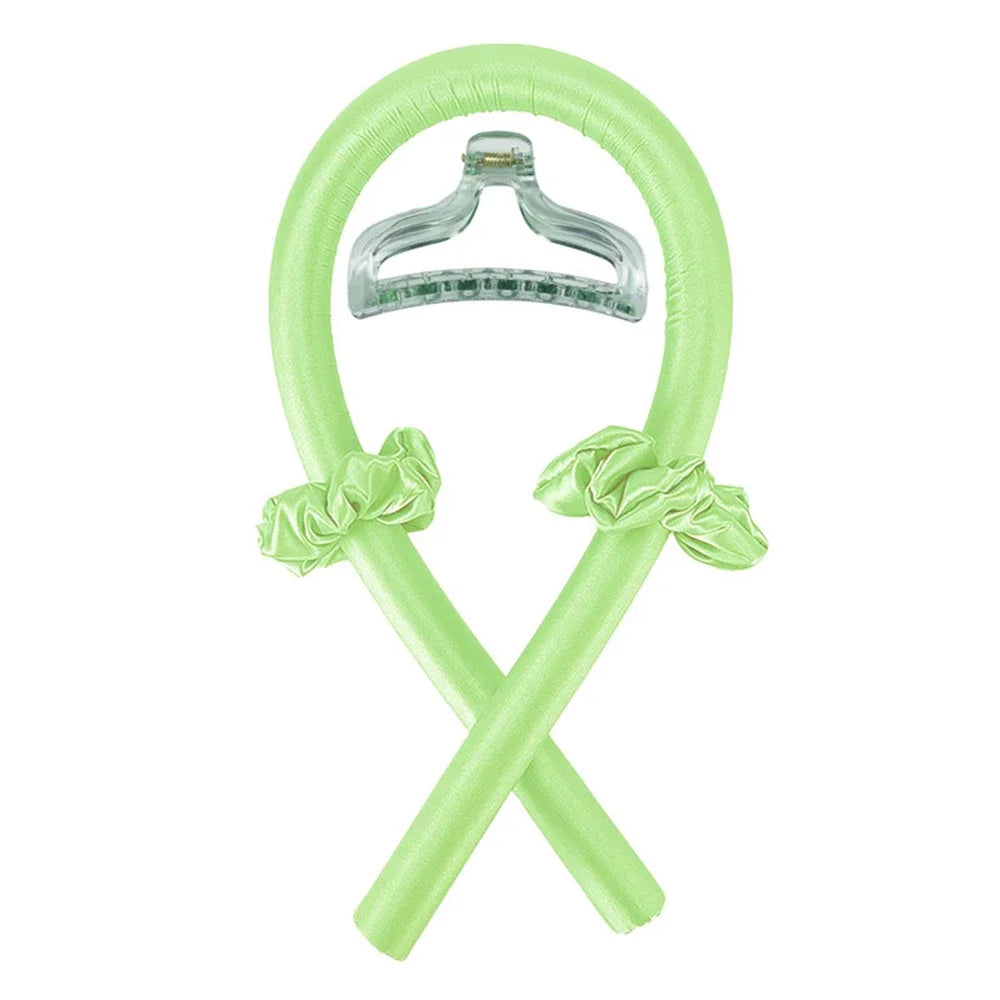 Heatless Curling Rod Headband – No-Heat Silk Curling Ribbon Tool