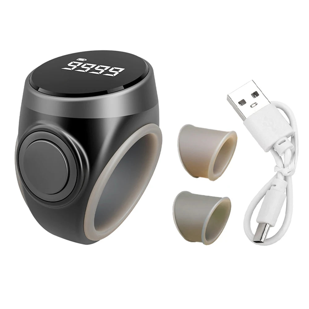 S9 Digital Ring Counter – Smart Touch Prayer & Tally Counter