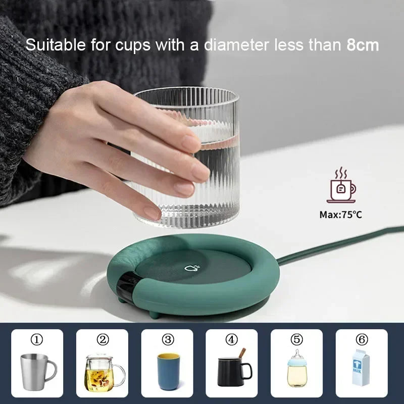 Smart Coffee Mug Warmer with 3 Temperature Settings