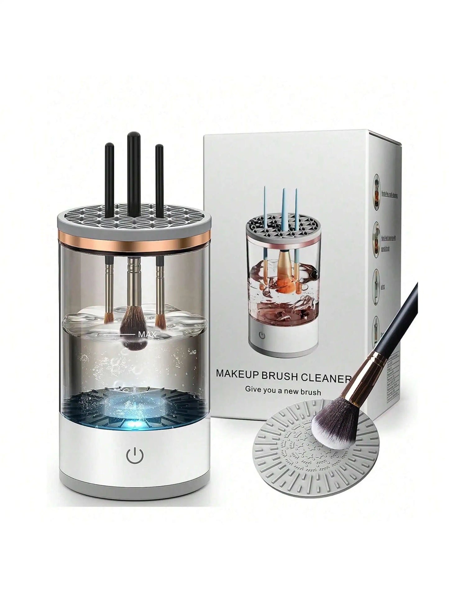 Electric Makeup Brush Cleaner Portable Beauty Tool Machine