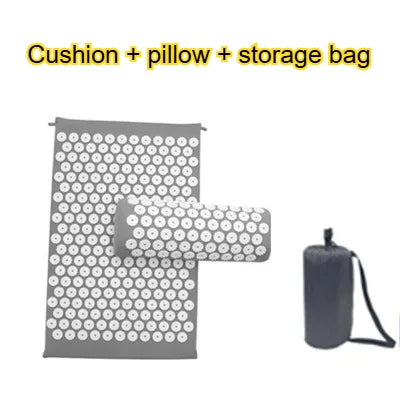 Acupressure Massage Mat & Pillow Set for Relaxation & Recovery