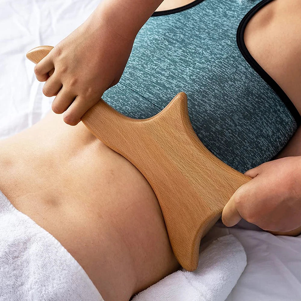 Wood Massage Tool for Body Relaxation & Muscle Recovery