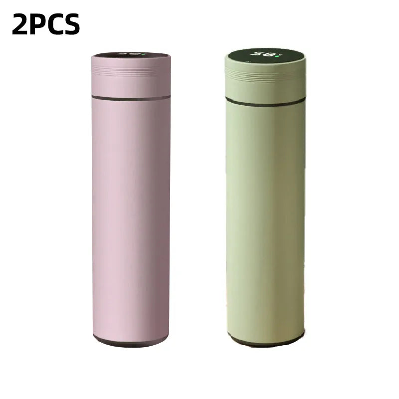 Smart Temperature Display Vacuum Flask 500ml Stainless Steel